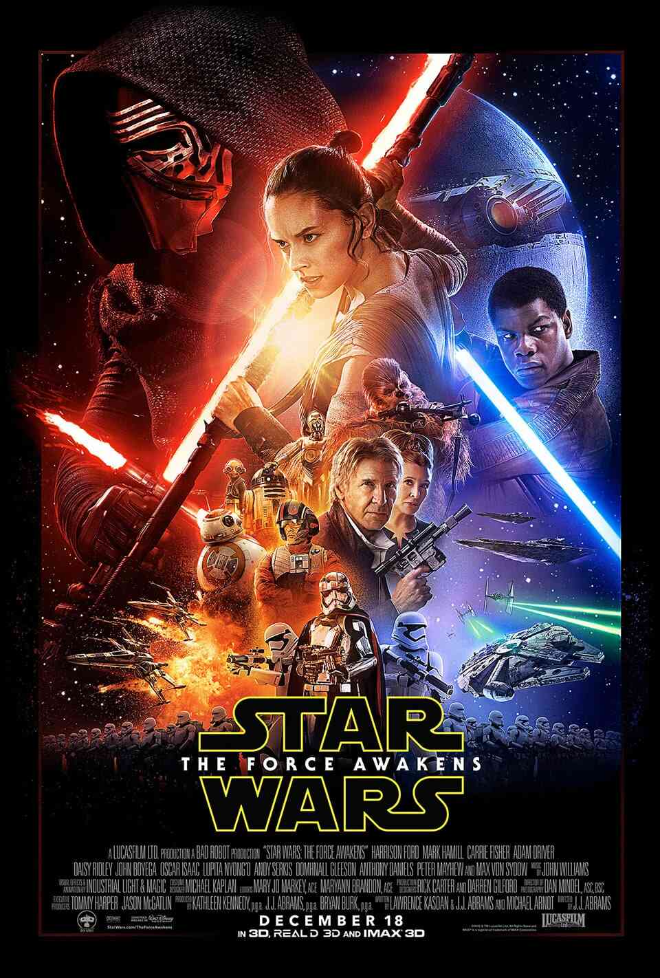 Read The Force Awakens screenplay (poster)