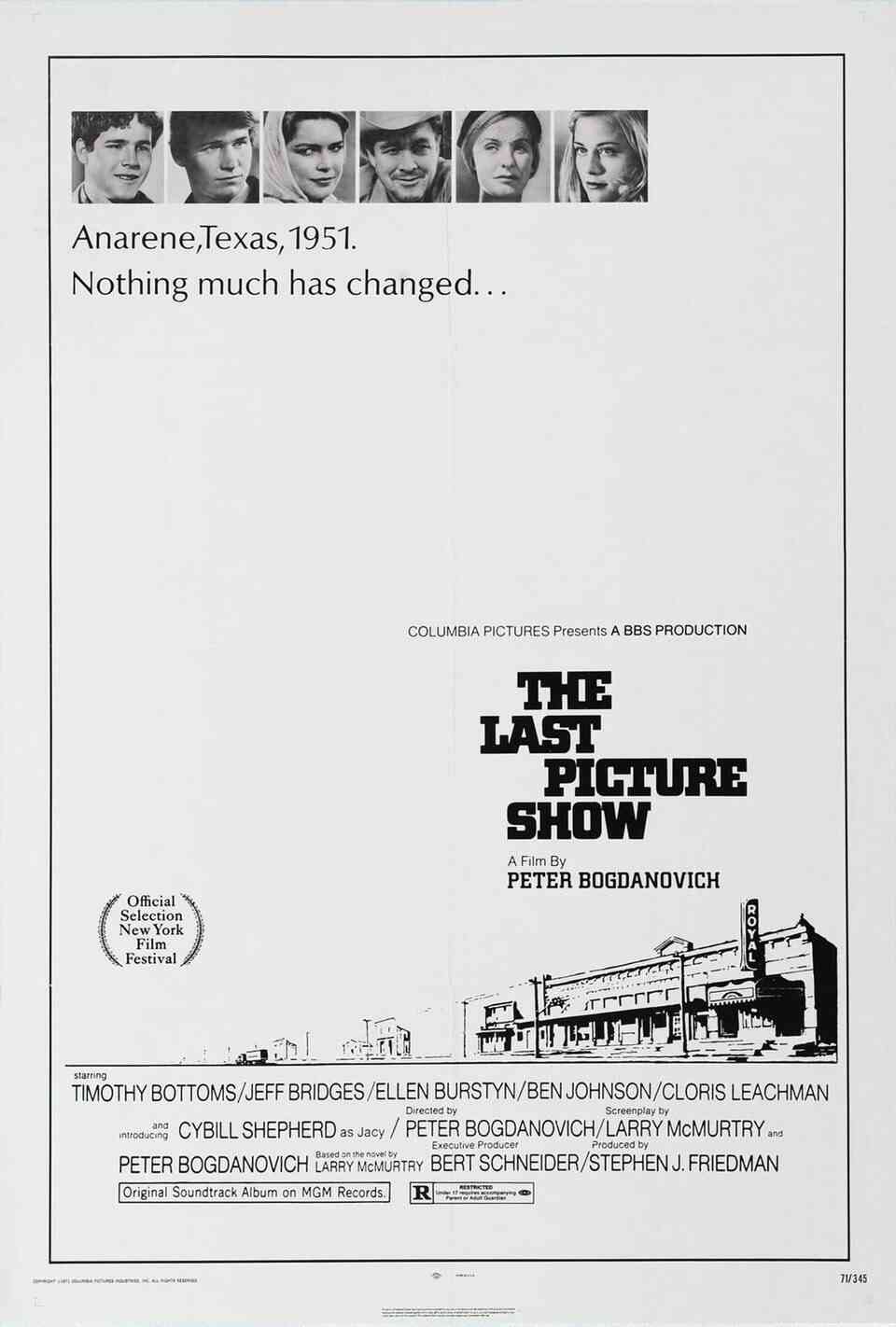 Read The Last Picture Show screenplay.