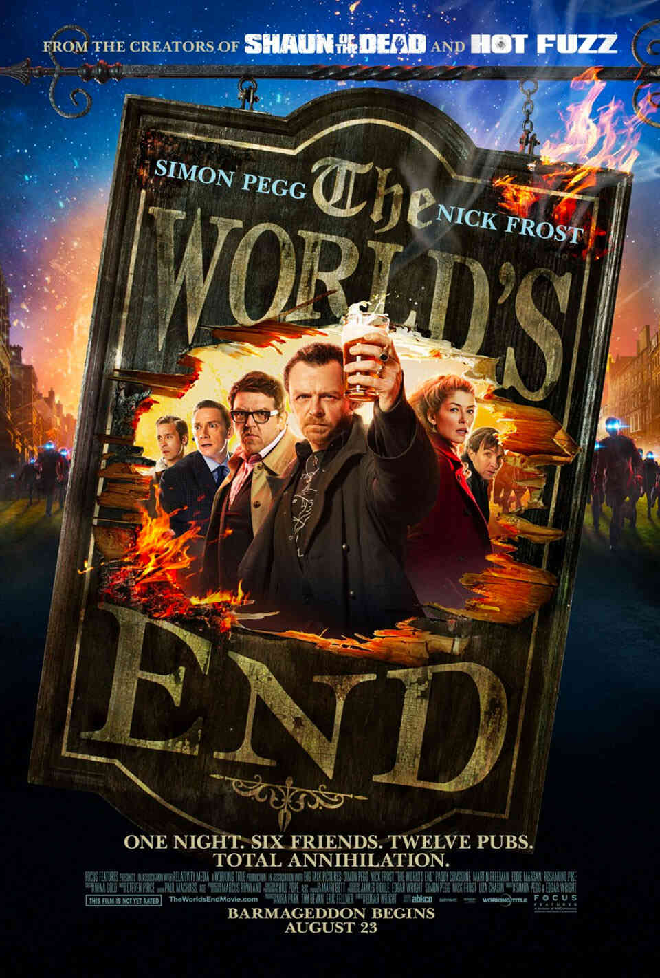 Read The World's End screenplay (poster)