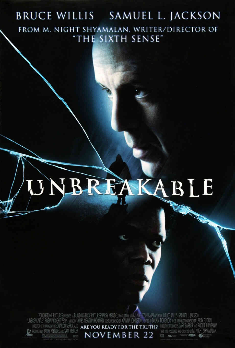 Read Unbreakable screenplay.