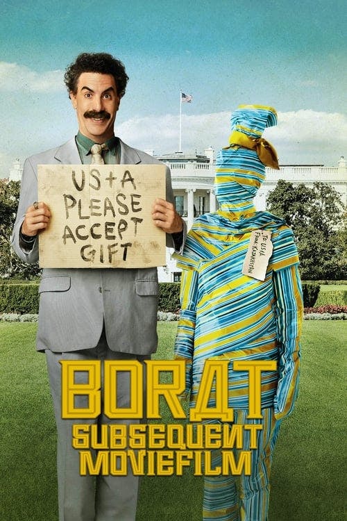 Read Borat Subsequent Moviefilm screenplay (poster)