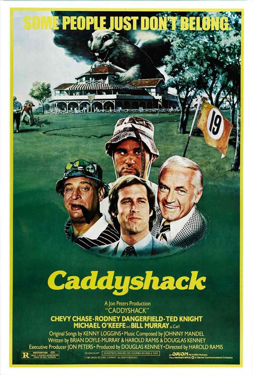 Read Caddyshack screenplay (poster)