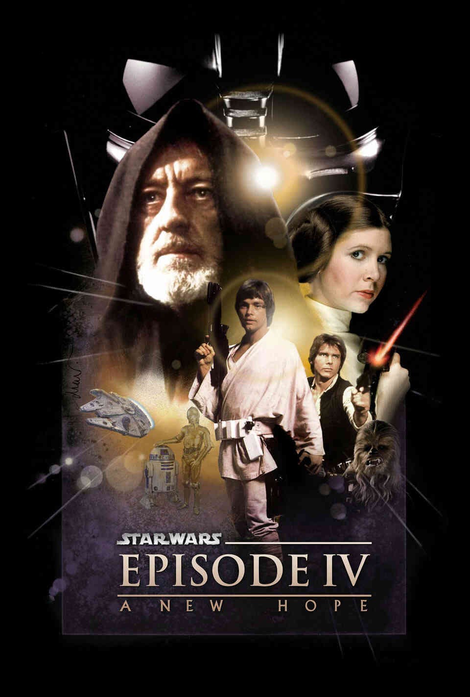 Read Episode IV - A New Hope screenplay (poster)