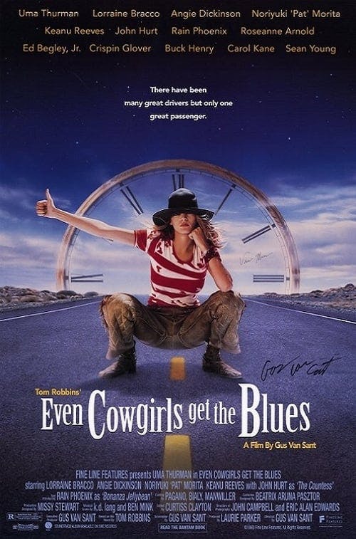 Read Even Cowgirls Get the Blues screenplay (poster)