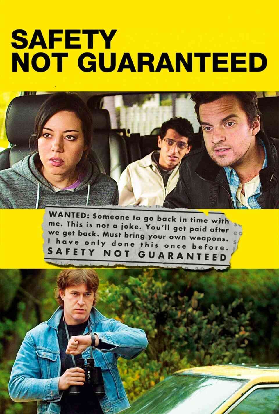 Read Safety Not Guaranteed screenplay (poster)
